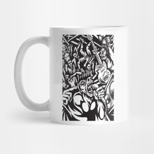 Illustration of Rock Concert Mug